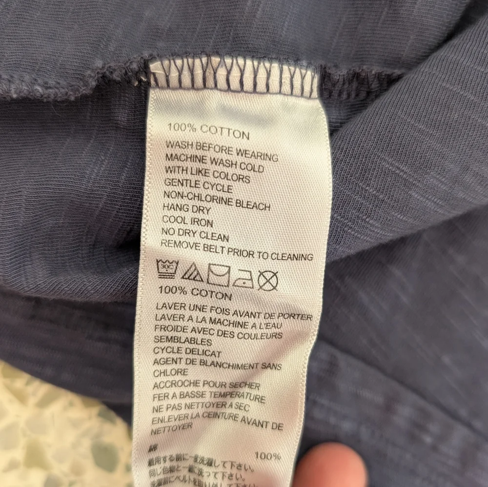 Tommy Bahama Navy Cotton Dress - Picture 5 of 7